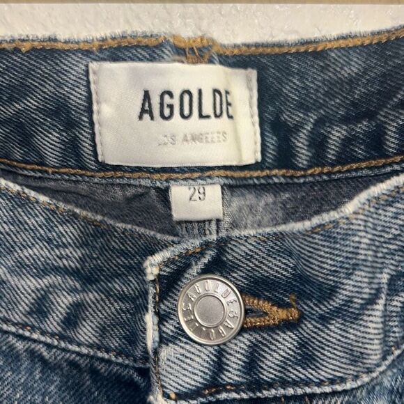 ✨AGOLDE Blue Rami Sz 29 Straight Leg Jeans✨ - Picture 7 of 11